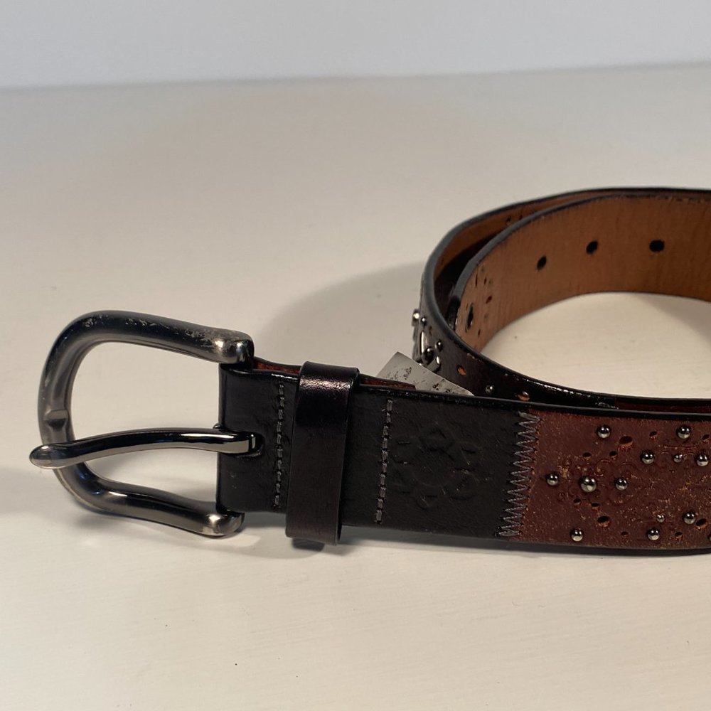 Fossil Multi-Color Leather Stud Accent Belt Women Size S - Picture 2 of 7